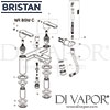 Bristan Nero Bath Shower Mixer 8 Litre Flow Limit Spares
